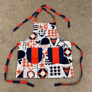Little Kids Nautical Print Apron